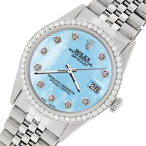 baby blue rolex.